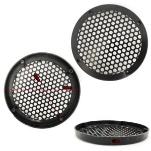 HOPARLÖR KAPAK 16CM KALIN SİYAH PLASTİK (2 ADET)