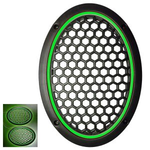 MIDRANGE KAPAĞI NEON LEDLİ OVAL YEŞİL 2 ADET AZN