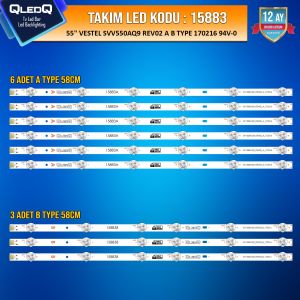 TAKIM LED-83 (6XA-3XB) 55 VESTEL SVV550AQ9 REV02 170216 A B TYPE 94V-0 55TU7020 55V5863DAT 55UHL960 55R7020U 55UD8400