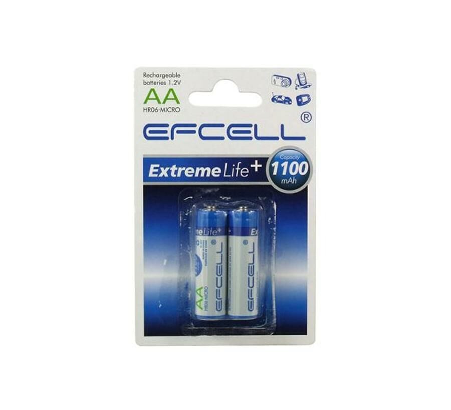 ŞARJLI PİL AA KALEM 1100MAH (2 ADET) EFCELL HR-1100