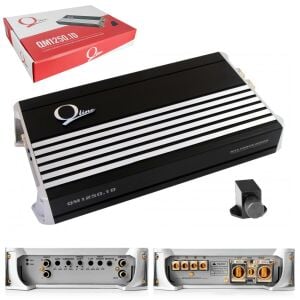 QLINE QM1250.1D Oto Anfi Mono Rms 600 Watt 1 Kanal Bass Kontrol