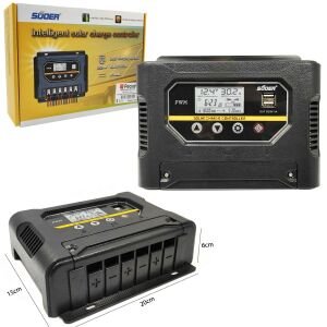 SOLAR ŞARJ KONTROL CİHAZI REGÜLATÖR 12-24V 40A PEACE B-2711