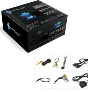 TABLET MULTİMEDYA ANDROID 9 4+64GB CARPLAY (SOĞUTUCU FANLI DSP İŞLEMCİ) KONFULON