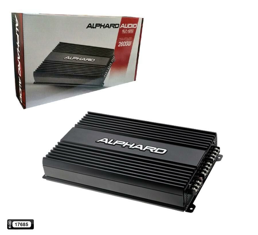 OTO ANFİ 2600W 4 KANAL KAMOSONIC ALPHARD ALP-4060