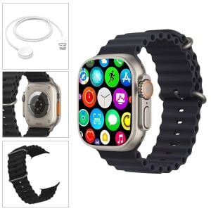 WATCH AKILLI SAAT IOS ANDROID KABLOSUZ ŞARJ BLUETOOTH HK8 ULTRA