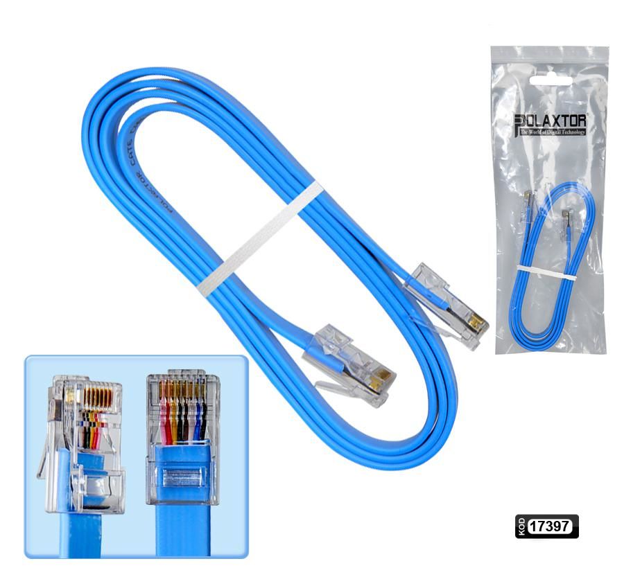 CAT6 PATCH NETWORK ETHERNET KABLO SLİM 1MT