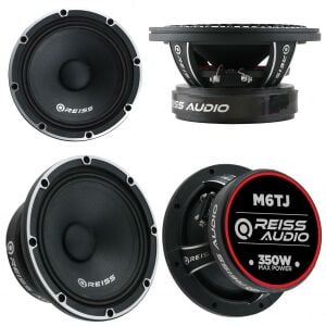 REISS AUDIO RS-M6TJ Oto Midrange 16cm 350 Kapaklı Watt 2 Adet