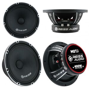 REISS AUDIO RS-M8TJ Oto Midrange 20cm 400 Kapaklı Watt 2 Adet