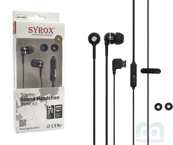 KULAKİÇİ KULAKLIK MİKROFONLU D-880 SYROX SYR-K4