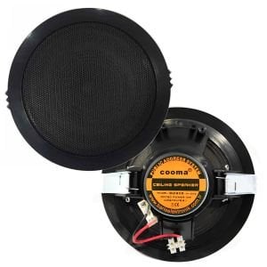ALÇIPAN TAVAN HOPARLÖR 13CM 10W SİYAH COOMA B-2806