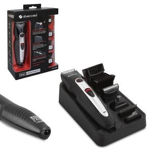 SAÇ SAKAL TIRAŞ MAKİNESİ ŞARJLI 8 IN 1 BAKIM SETİ SİLVER CREST SC-810