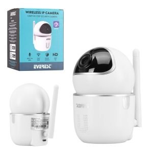 AKILLI BEBEK GÜVENLİK KAMERASI 1MP 3.6MM WİFİ DVR HAREKETE DUYARLI EVEREST DF-H01