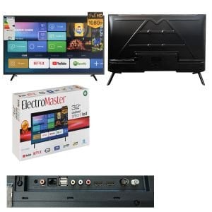 ELECTRO MASTER ETV-332 32 İnç 82 Ekran Smart Led Tv Android Full Hd Uydulu