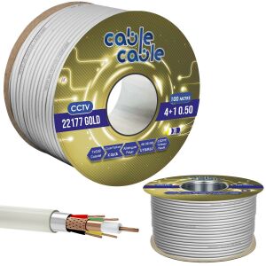 KAMERA KABLOSU 4+1 CCTV 0.50 GOLD 100MT CABLECABLE