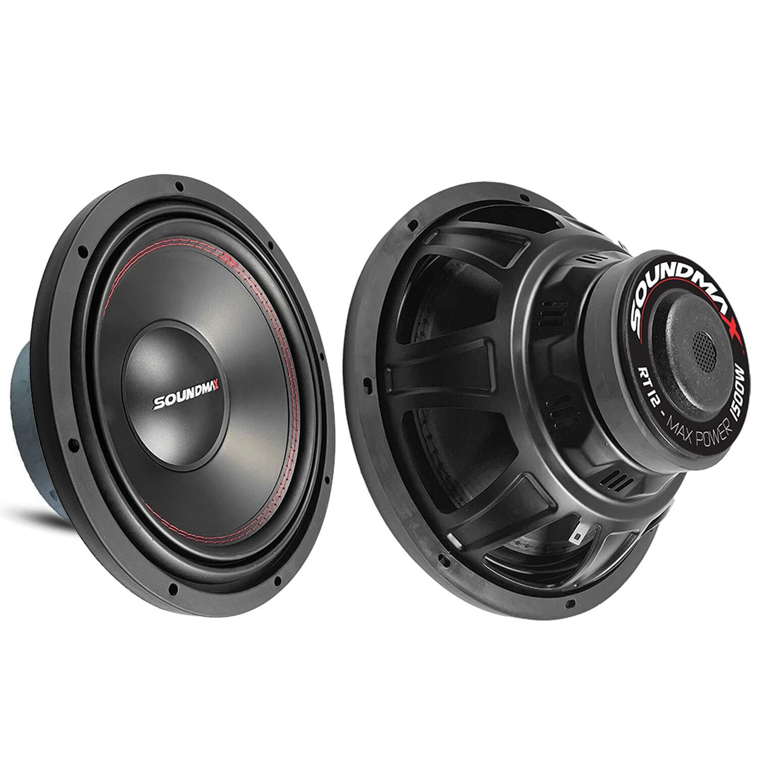 SOUNDMAX SX-RT12 Oto Bass Subwoofer 30cm 1500 Watt Siyah 1 Adet
