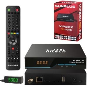 UYDU ALICI MİNİ KASALI 4K IPTV DAHİLİ WIFI YOUTUBE ETHERNET SUNPLUS VIPBOX GOLD PRO (IKS HEDİYE+SÜRESİZ IPTV)