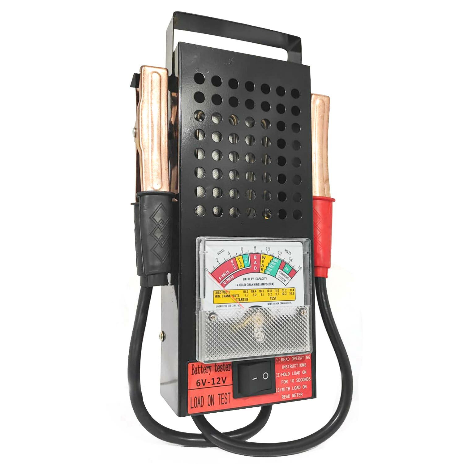 AKÜ TEST CİHAZI ANALOG 6/12V 100A POLAXTOR PLX-21880