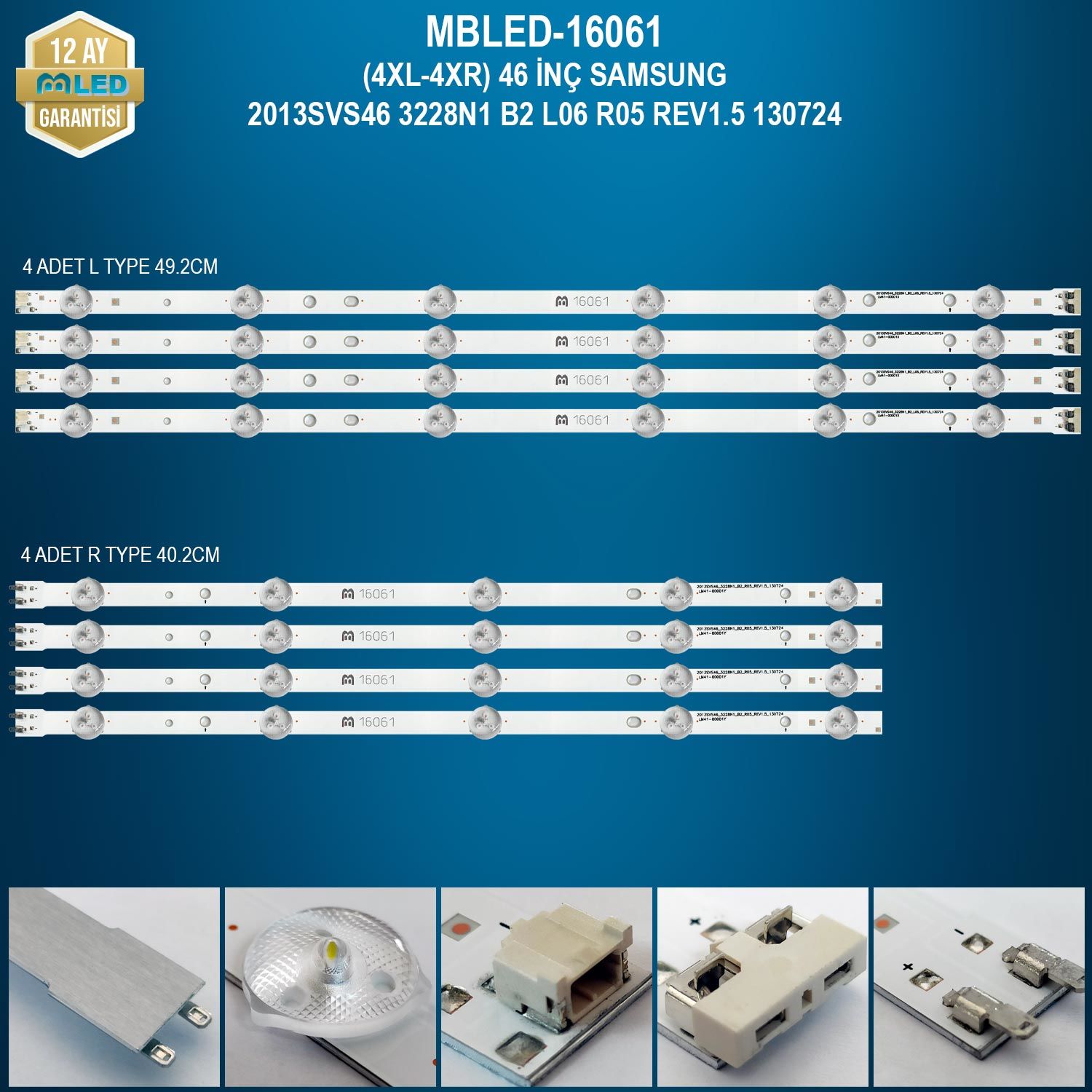 TAKIM LED-161 (4XL-4XR) 46 SAMSUNG 2013 SVS46 3228N1 B2 L06 R05 REV1.7 131015 ETC