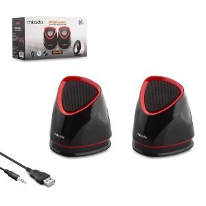 SES SİSTEMİ PC 1+1 USB 3.5MM JACK 6W MİKADO MD-158
