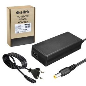 NOTEBOOK ADAPTÖR 12V 7A 5.5X2.5MM S-LİNK SL-KA1277