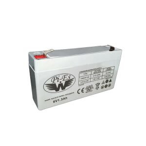 AKÜ 6V 1.3A (9.6X5X2.4CM) BEYAZ UPS WPİES