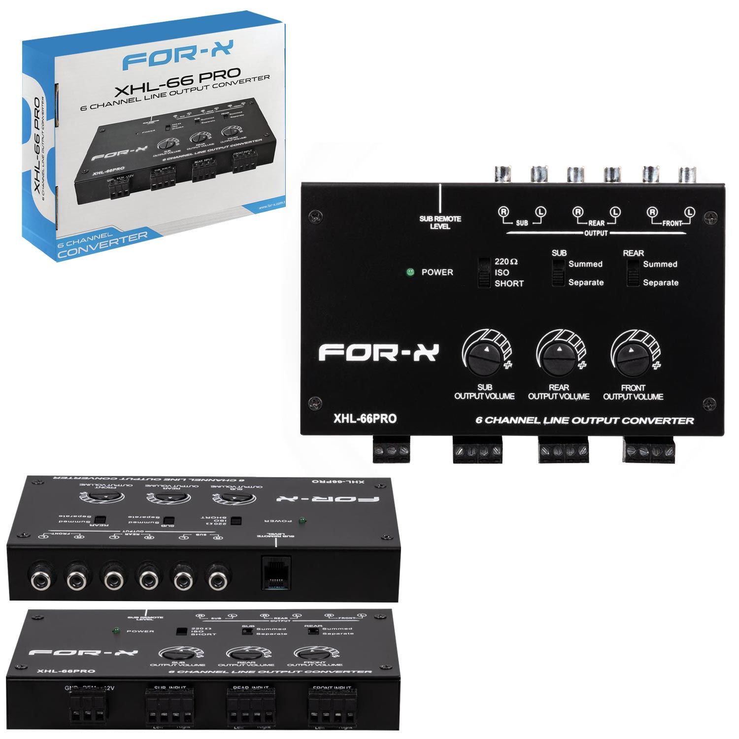 FOR-X XHL-66PRO 6 Kanal Hat Çıkış Dönüştürücü