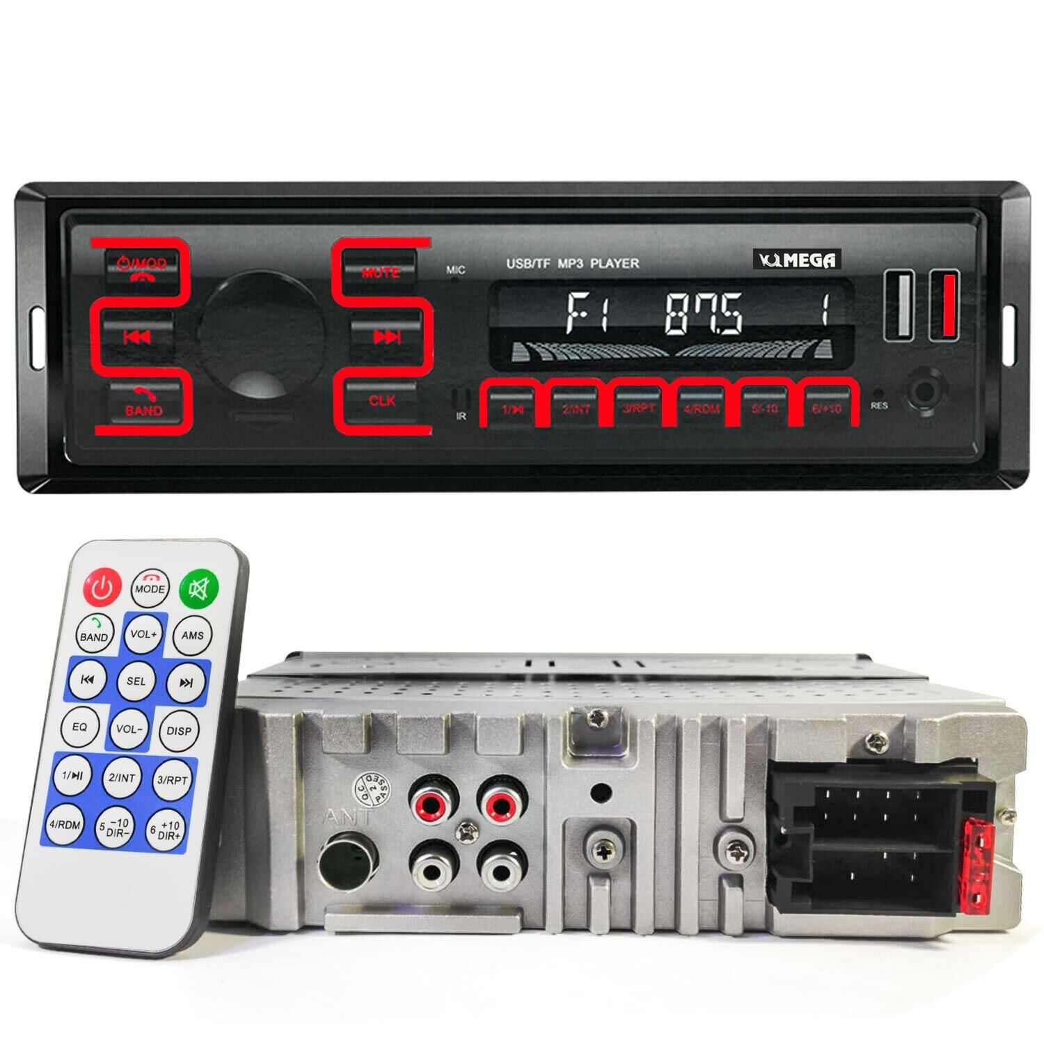 MEGA VM-103 Oto Teyp 4X50 Watt Bluetooth
