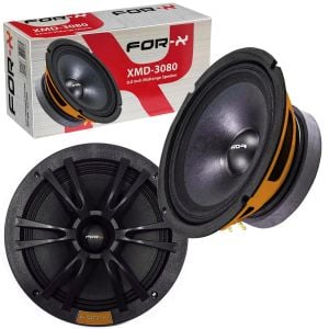 OTO MIDRANGE 20CM 300W 2 ADET TURUNCU FOR-X XMD-3080