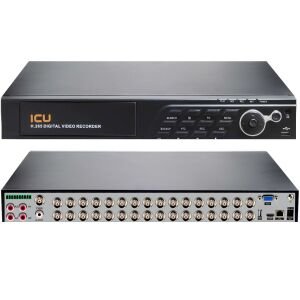 KAYIT CİHAZI AHD XVR 32 KANAL 2MP 1080N H265 5IN1 HİBRİT ICU IC-2CS4