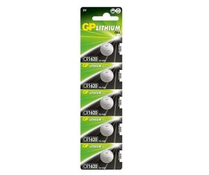 PİL DÜĞME 1620 3V (BEŞLİ PAKET) GP