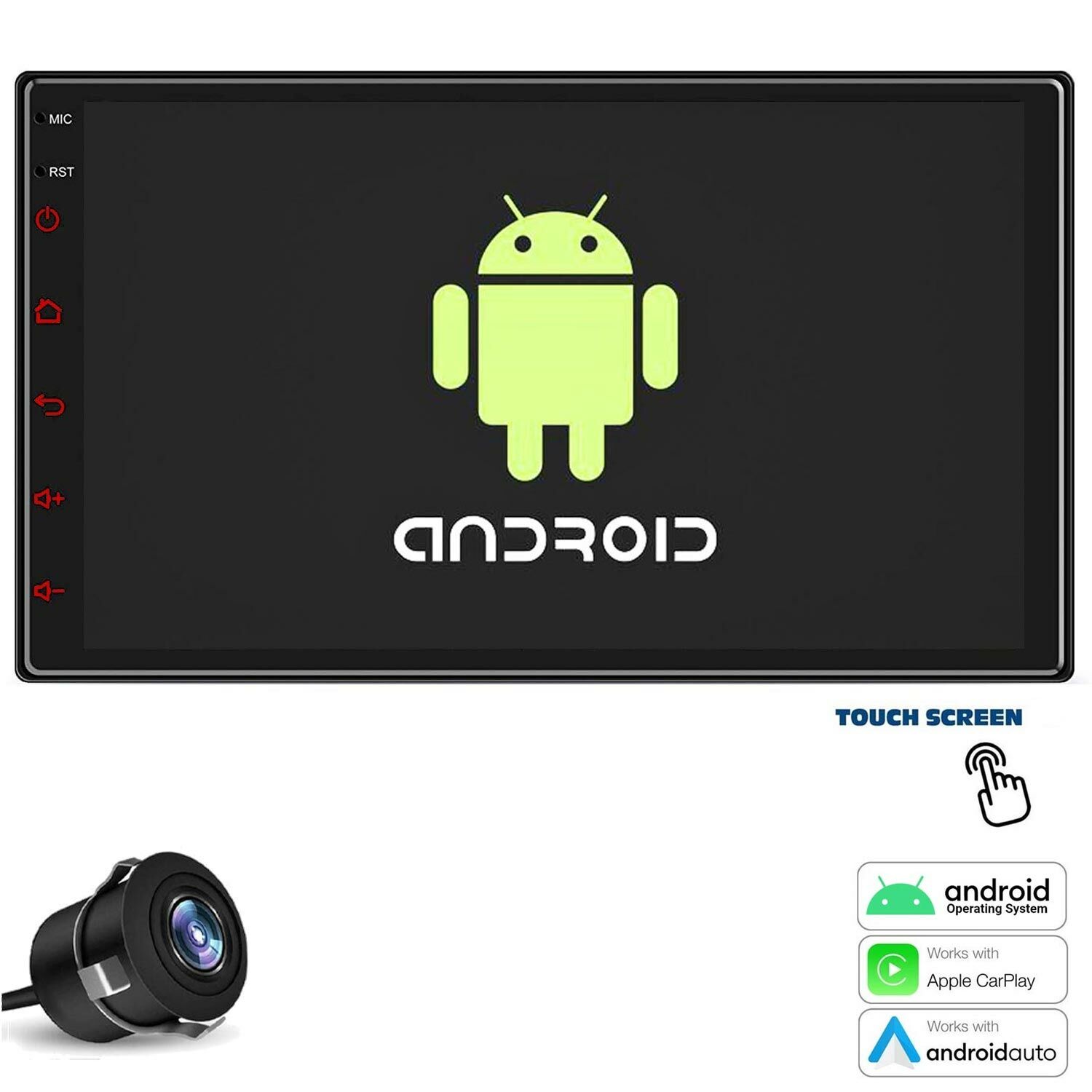 GLADİ GL-702 Android Double Teyp 7 İnç 4x60 Watt 2+32GB Carplay
