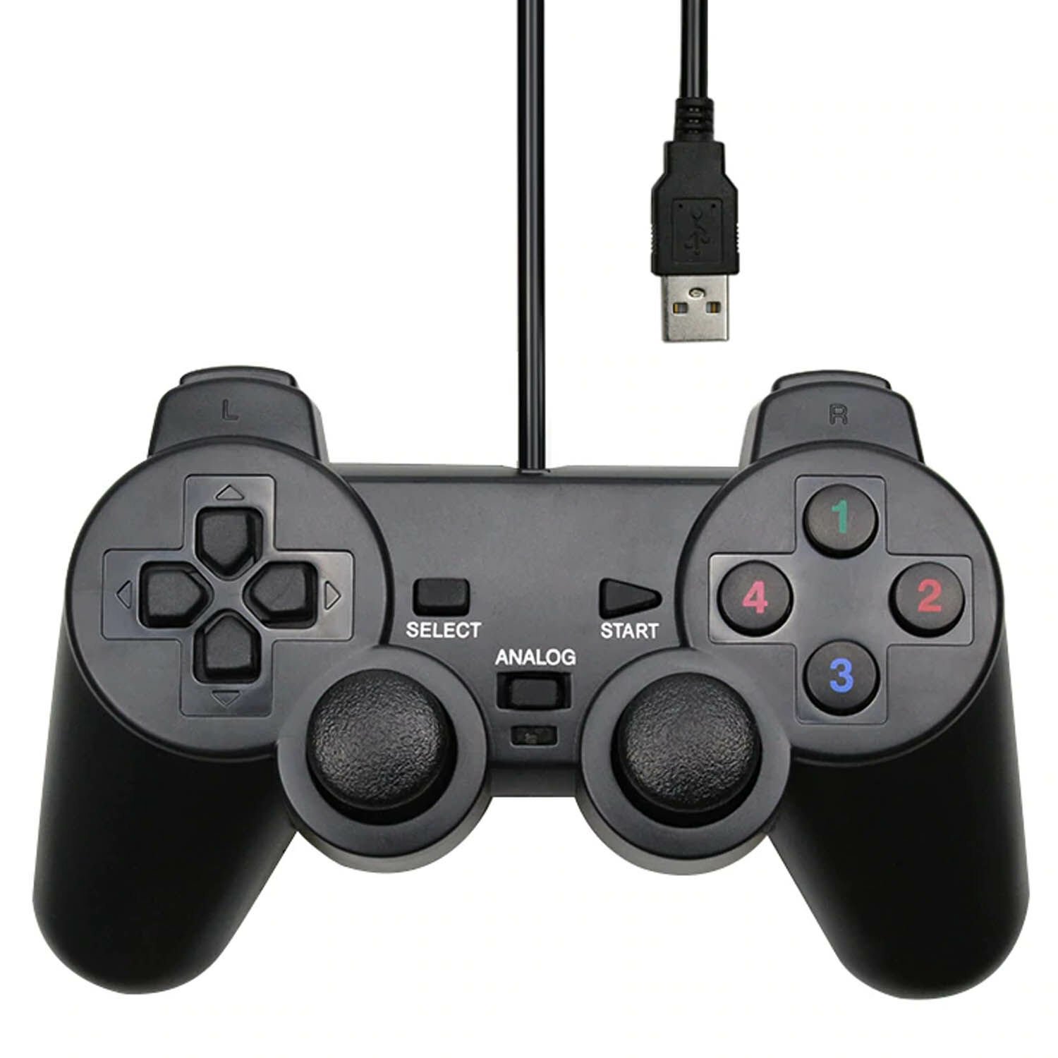 OYUN KOLU GAMEPAD KABLOLU PC TİTREŞİMLİ PLX-706