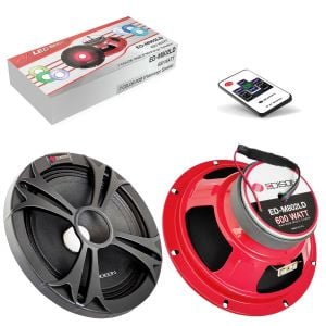 EDİSON ED-M802LD Oto Midrange 20cm 600 Watt 2 Adet Rgb Ledli