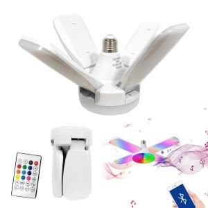 LED AMPÜL MÜZİK LAMBASI RGB ANİMASYONLU 220V E27 BLUETOOTH OR-1003