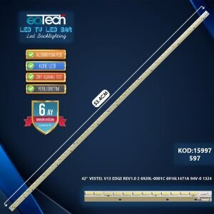 KOD-597 42 VESTEL V13 EDGE REV1.0 2 6920L-0001C 6916L1471A 94V-0 1324 53.4CM 60LED