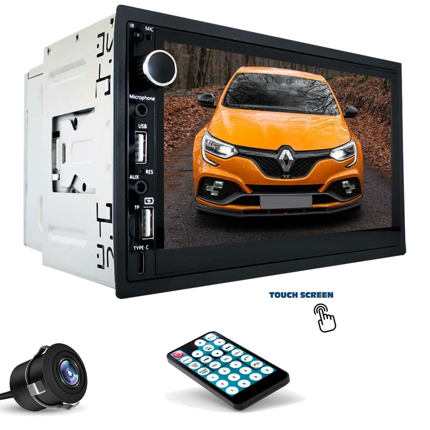 TWOGO GO-3377 Android Double Teyp 7 İnç 4x60 Watt Carplay