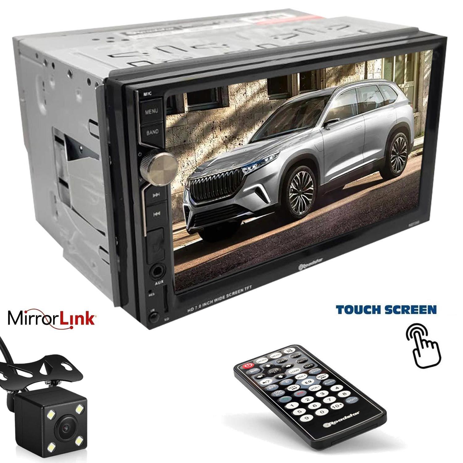 ROADSTAR RD-7200 Double Teyp 7 İnç 4x50 Watt mirrorlink