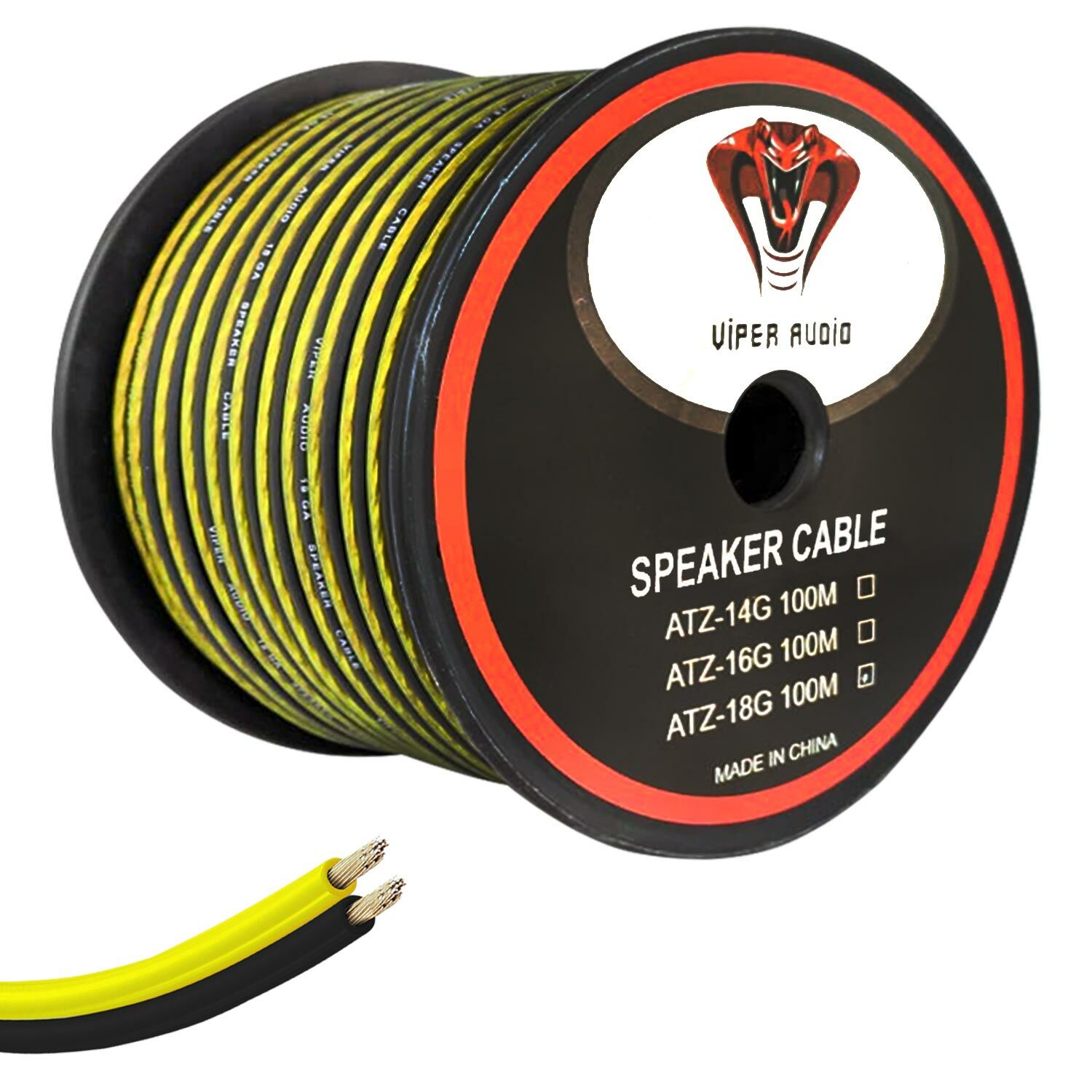 VİPER ATZ-18G Hoparlör Kablosu Silikon 18GA 100 Metre