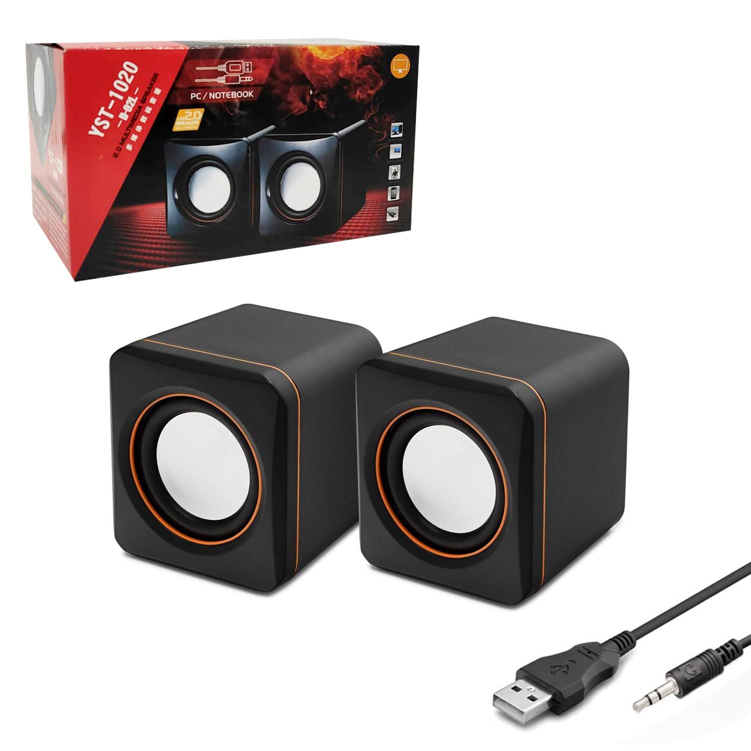 SES SİSTEMİ PC 1+1 USB 3.5MM JACK POLAXTOR YST-1020