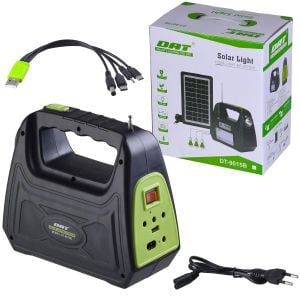 SOLAR KAMP LAMBASI ACİL DURUM IŞIĞI ŞARJLI USB DAT DT-9015