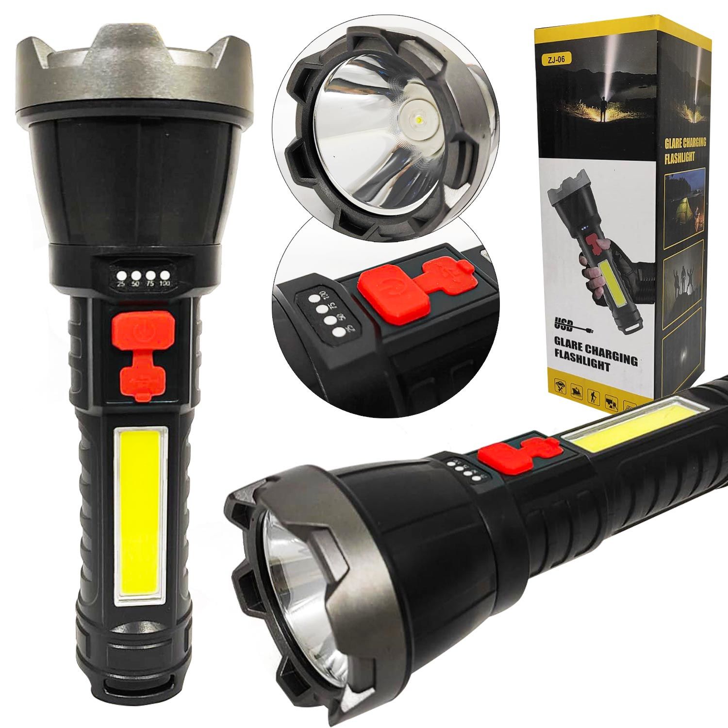 EL FENERİ+COB LED ŞARJLI RANCHI RC-06/ZJ-06