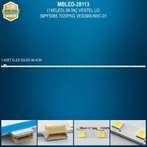 MBLED (1XELED) 39 İnç Vestel Lg 39Pf5065 7020Pkg Ves390Unvc-01 52Led