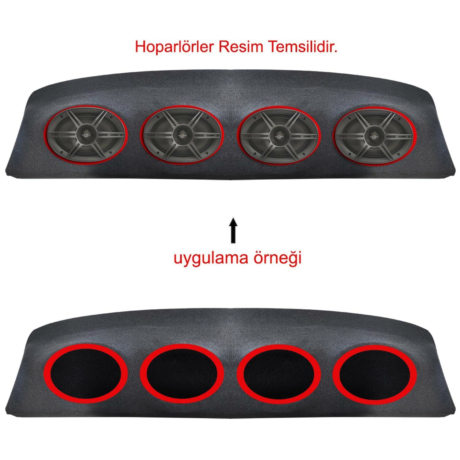 TOFAŞ DÖRTLÜ OVAL 6X9 HALKALI KABARTMALI CAM ALTI PANDİZOT AZN