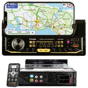 Fİ AUDIO FR-4000 Oto Teyp 4X50 Watt Bluetooth CarLive 2xUsb Sd Fm Aux Telefon Tutacaklı