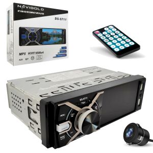 NAVIGOLD DS-9711 Ekranlı Oto Teyp 4 İnç Kameralı 4X55 Watt Bluetooth 2xUsb Sd Fm Aux