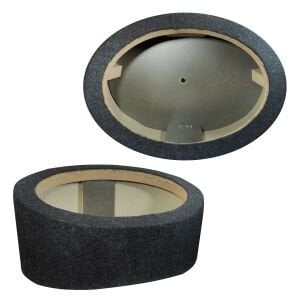 BOŞ KABİN OVAL YÜKSELTME SİYAH MDF (2 ADET)
