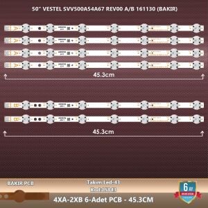 ÇIKMA TAKIM LED-43 (4XA-2XB) 50 VESTEL SVV500A54A67 REV00 A/B 161130 (BAKIR)