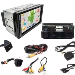 MULTİMEDİA DOUBLE TEYP 7 ANDROID 1 RAM 16 ROM GPS/BT/USB/FM 12/24V KAMERALI NAVERA VN-U23A