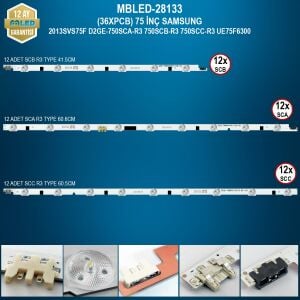 MBLED (36XPCB) 75 İnç Samsung 2013SVS75F D2GE-750SCA-R3 750SCB-R3 750SCC-R3 UE75F6300