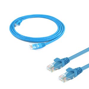 CAT6 PATCH NETWORK ETHERNET KABLO MAVİ 2MT